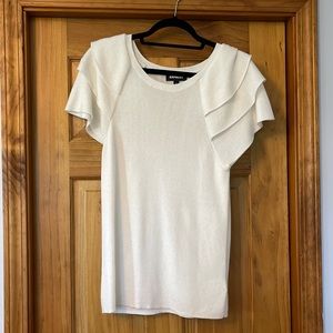 Express Ruffle Sleeve Crewneck Sweater - Size XL